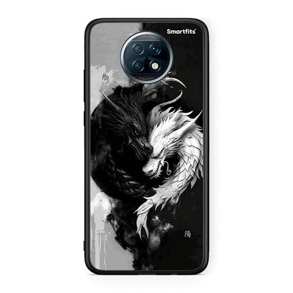 Xiaomi Redmi Note 9T Yin Yang Θήκη από τη Smartfits με σχέδιο στο πίσω μέρος και μαύρο περίβλημα | Smartphone case with colorful back and black bezels by Smartfits