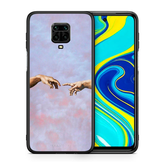 Θήκη Xiaomi Redmi Note 9S / 9 Pro Adam Hand από τη Smartfits με σχέδιο στο πίσω μέρος και μαύρο περίβλημα | Xiaomi Redmi Note 9S / 9 Pro Adam Hand case with colorful back and black bezels