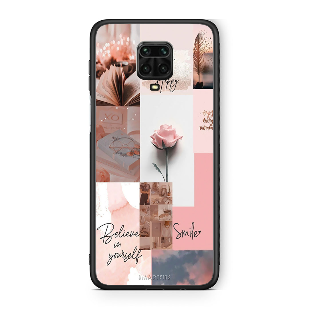 Xiaomi Redmi Note 9S / 9 Pro Aesthetic Collage θήκη από τη Smartfits με σχέδιο στο πίσω μέρος και μαύρο περίβλημα | Smartphone case with colorful back and black bezels by Smartfits