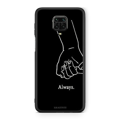 Xiaomi Redmi Note 9S / 9 Pro Always & Forever 1 Θήκη Αγίου Βαλεντίνου από τη Smartfits με σχέδιο στο πίσω μέρος και μαύρο περίβλημα | Smartphone case with colorful back and black bezels by Smartfits