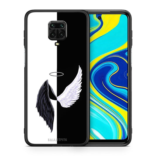 Θήκη Xiaomi Redmi Note 9S / 9 Pro Angels Demons από τη Smartfits με σχέδιο στο πίσω μέρος και μαύρο περίβλημα | Xiaomi Redmi Note 9S / 9 Pro Angels Demons case with colorful back and black bezels
