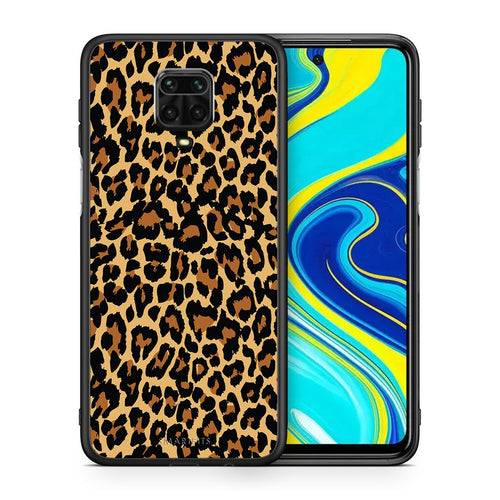 Θήκη Xiaomi Redmi Note 9S / 9 Pro Leopard Animal από τη Smartfits με σχέδιο στο πίσω μέρος και μαύρο περίβλημα | Xiaomi Redmi Note 9S / 9 Pro Leopard Animal case with colorful back and black bezels