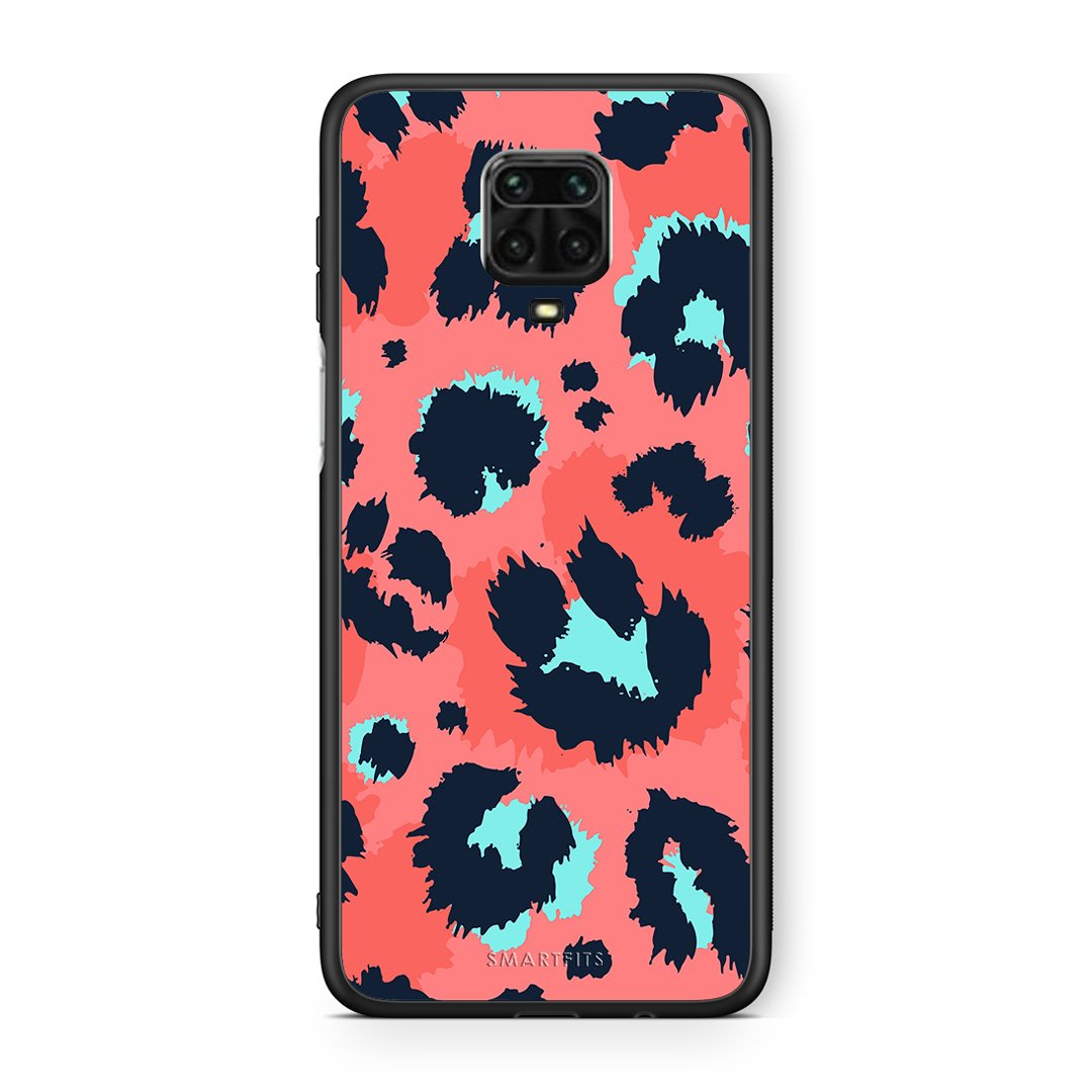 22 - Xiaomi Redmi Note 9S / 9 Pro  Pink Leopard Animal case, cover, bumper