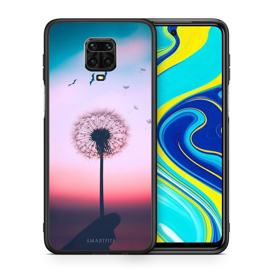Θήκη Xiaomi Redmi Note 9S / 9 Pro Wish Boho από τη Smartfits με σχέδιο στο πίσω μέρος και μαύρο περίβλημα | Xiaomi Redmi Note 9S / 9 Pro Wish Boho case with colorful back and black bezels