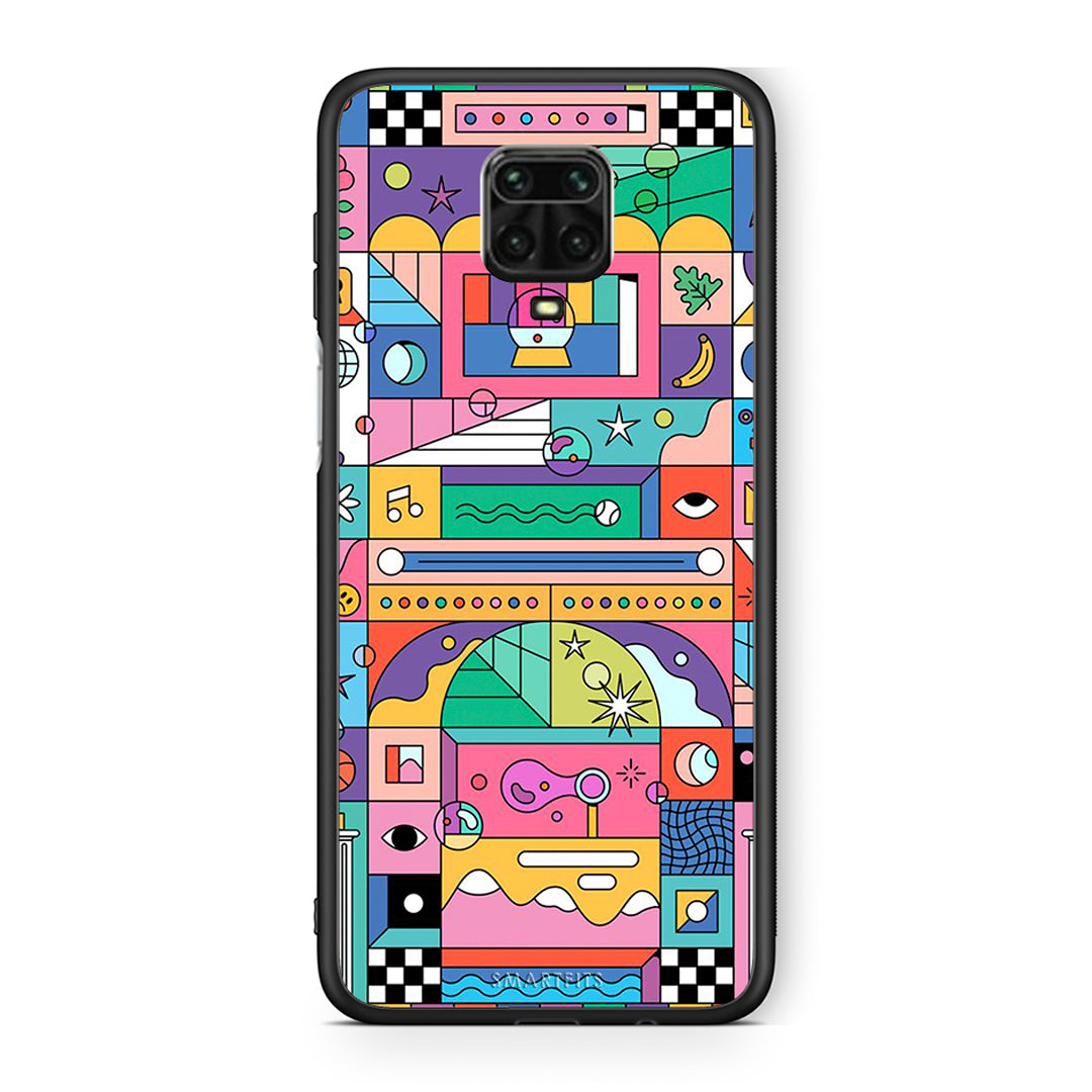 Xiaomi Redmi Note 9S / 9 Pro Bubbles Soap θήκη από τη Smartfits με σχέδιο στο πίσω μέρος και μαύρο περίβλημα | Smartphone case with colorful back and black bezels by Smartfits