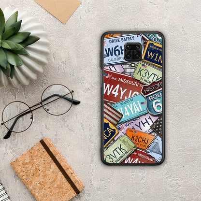 Car Plates - Xiaomi Redmi Note 9S / 9 Pro / 9 Pro Max θήκη