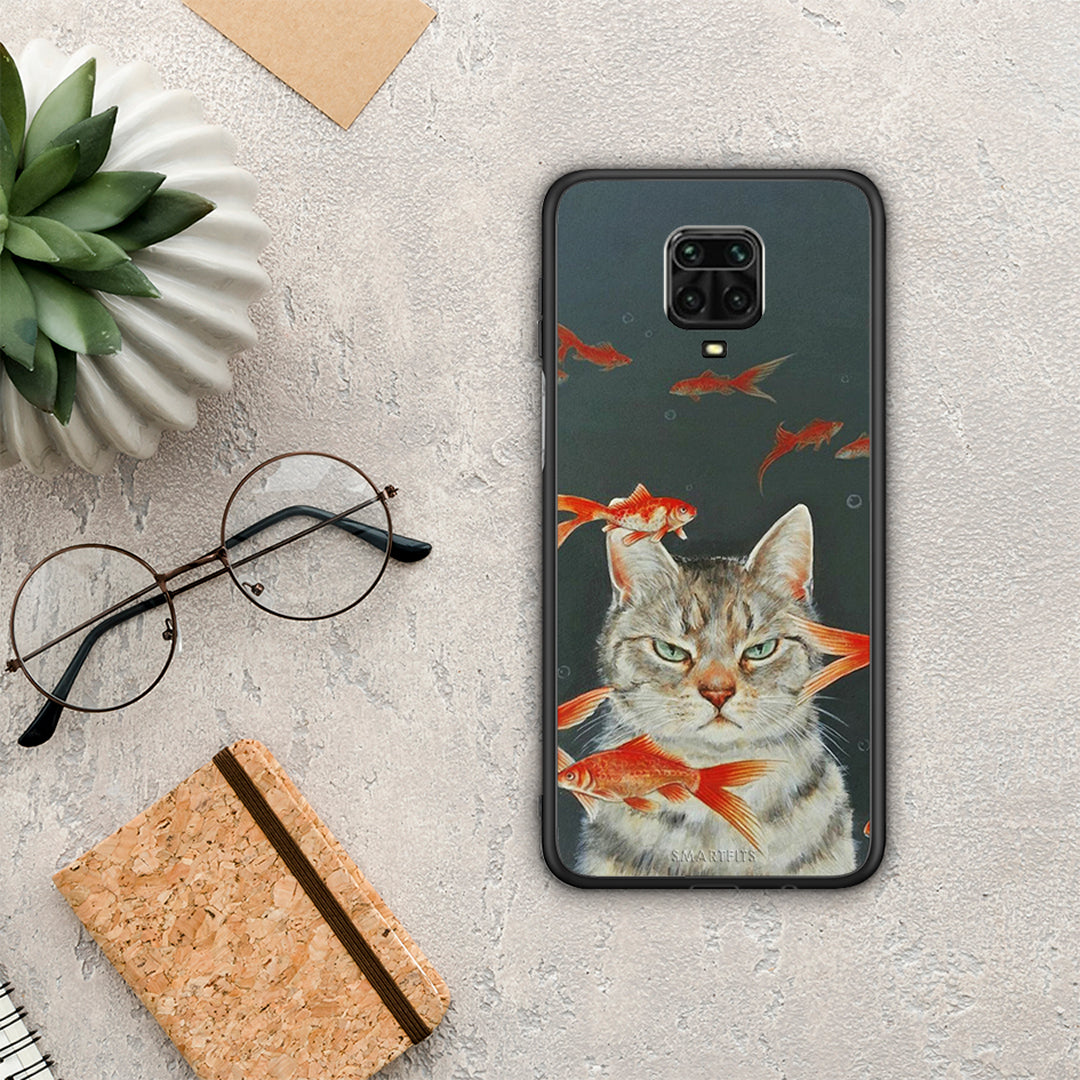 Cat Goldfish - Xiaomi Redmi Note 9S / 9 Pro / 9 Pro Max θήκη