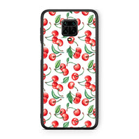 Thumbnail for Xiaomi Redmi Note 9S / 9 Pro Cherry Summer θήκη από τη Smartfits με σχέδιο στο πίσω μέρος και μαύρο περίβλημα | Smartphone case with colorful back and black bezels by Smartfits
