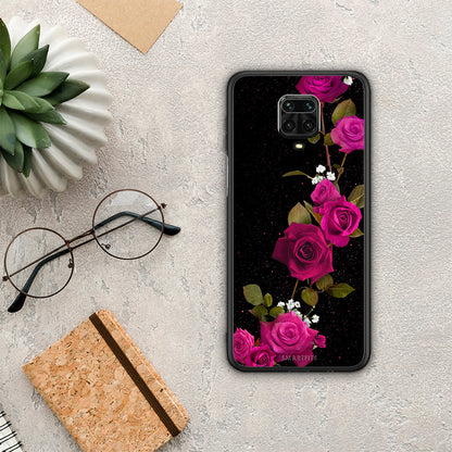 Flower Red Roses - Xiaomi Redmi Note 9S / 9 Pro / 9 Pro Max θήκη