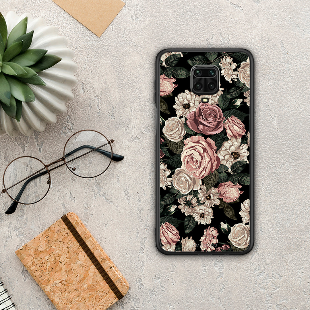 Flower Wild Roses - Xiaomi Redmi Note 9S / 9 Pro / 9 Pro Max θήκη