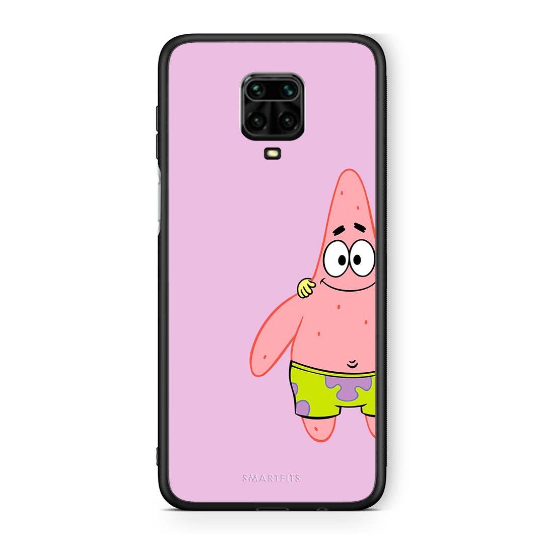 Xiaomi Redmi Note 9S / 9 Pro  Friends Patrick θήκη από τη Smartfits με σχέδιο στο πίσω μέρος και μαύρο περίβλημα | Smartphone case with colorful back and black bezels by Smartfits