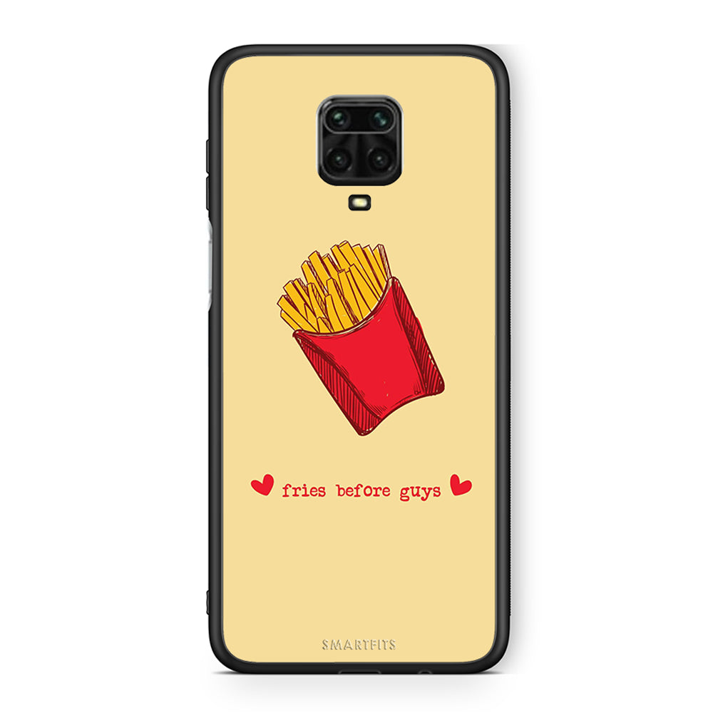 Xiaomi Redmi Note 9S / 9 Pro Fries Before Guys Θήκη Αγίου Βαλεντίνου από τη Smartfits με σχέδιο στο πίσω μέρος και μαύρο περίβλημα | Smartphone case with colorful back and black bezels by Smartfits