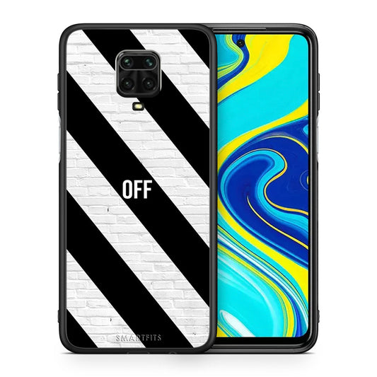 Θήκη Xiaomi Redmi Note 9S / 9 Pro Get Off από τη Smartfits με σχέδιο στο πίσω μέρος και μαύρο περίβλημα | Xiaomi Redmi Note 9S / 9 Pro Get Off case with colorful back and black bezels