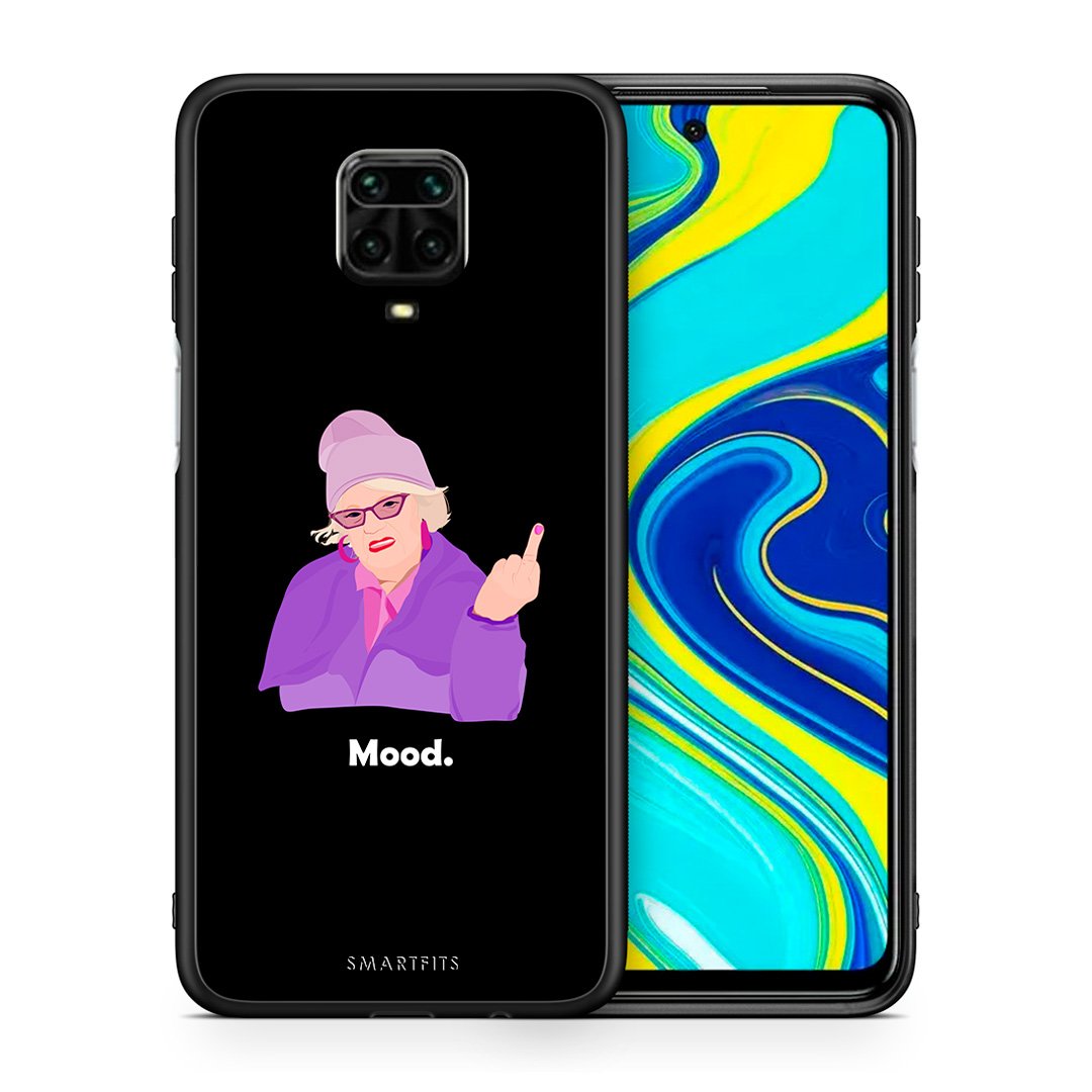 Θήκη Xiaomi Redmi Note 9S / 9 Pro Grandma Mood Black από τη Smartfits με σχέδιο στο πίσω μέρος και μαύρο περίβλημα | Xiaomi Redmi Note 9S / 9 Pro Grandma Mood Black case with colorful back and black bezels