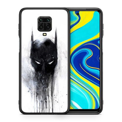 Θήκη Xiaomi Redmi Note 9S / 9 Pro Paint Bat Hero από τη Smartfits με σχέδιο στο πίσω μέρος και μαύρο περίβλημα | Xiaomi Redmi Note 9S / 9 Pro Paint Bat Hero case with colorful back and black bezels