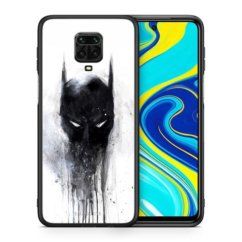 Θήκη Xiaomi Redmi Note 9S / 9 Pro Paint Bat Hero από τη Smartfits με σχέδιο στο πίσω μέρος και μαύρο περίβλημα | Xiaomi Redmi Note 9S / 9 Pro Paint Bat Hero case with colorful back and black bezels