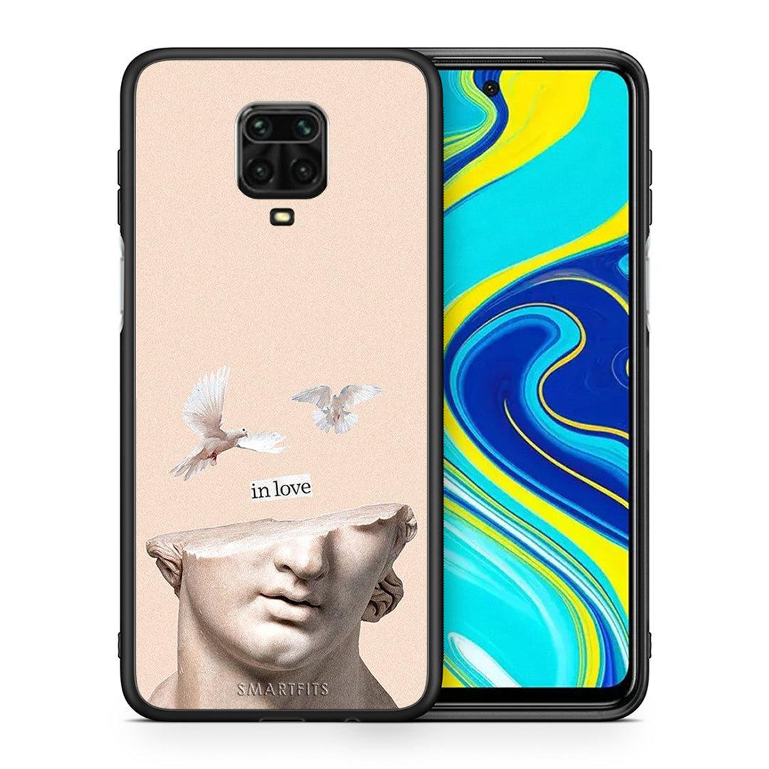 Θήκη Xiaomi Redmi Note 9S / 9 Pro In Love από τη Smartfits με σχέδιο στο πίσω μέρος και μαύρο περίβλημα | Xiaomi Redmi Note 9S / 9 Pro In Love case with colorful back and black bezels