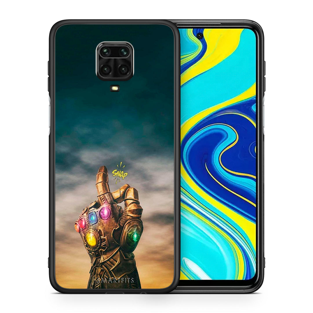 Θήκη Xiaomi Redmi Note 9S / 9 Pro Infinity Snap από τη Smartfits με σχέδιο στο πίσω μέρος και μαύρο περίβλημα | Xiaomi Redmi Note 9S / 9 Pro Infinity Snap case with colorful back and black bezels