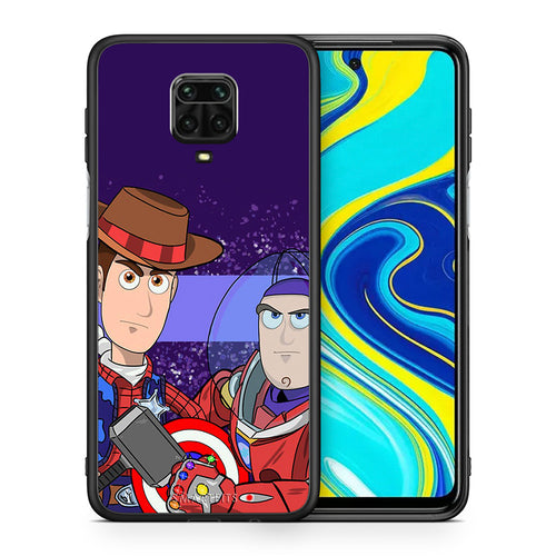 Θήκη Xiaomi Redmi Note 9S / 9 Pro Infinity Story από τη Smartfits με σχέδιο στο πίσω μέρος και μαύρο περίβλημα | Xiaomi Redmi Note 9S / 9 Pro Infinity Story case with colorful back and black bezels