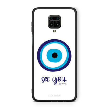 Xiaomi Redmi Note 9S / 9 Pro Karma Says θήκη από τη Smartfits με σχέδιο στο πίσω μέρος και μαύρο περίβλημα | Smartphone case with colorful back and black bezels by Smartfits