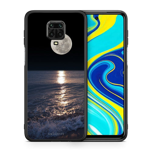 Θήκη Xiaomi Redmi Note 9S / 9 Pro Moon Landscape από τη Smartfits με σχέδιο στο πίσω μέρος και μαύρο περίβλημα | Xiaomi Redmi Note 9S / 9 Pro Moon Landscape case with colorful back and black bezels