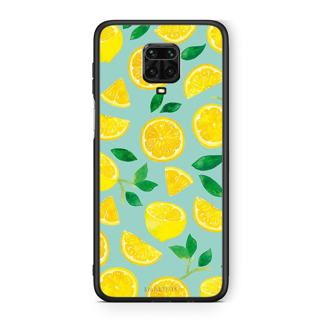 Xiaomi Redmi Note 9S / 9 Pro Lemons θήκη από τη Smartfits με σχέδιο στο πίσω μέρος και μαύρο περίβλημα | Smartphone case with colorful back and black bezels by Smartfits