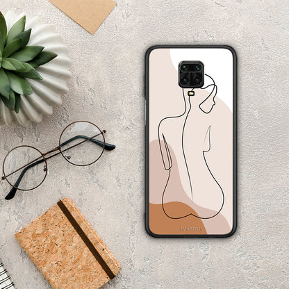 LineArt Woman - Xiaomi Redmi Note 9S / 9 Pro / 9 Pro Max θήκη