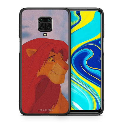 Θήκη Αγίου Βαλεντίνου Xiaomi Redmi Note 9S / 9 Pro Lion Love 1 από τη Smartfits με σχέδιο στο πίσω μέρος και μαύρο περίβλημα | Xiaomi Redmi Note 9S / 9 Pro Lion Love 1 case with colorful back and black bezels