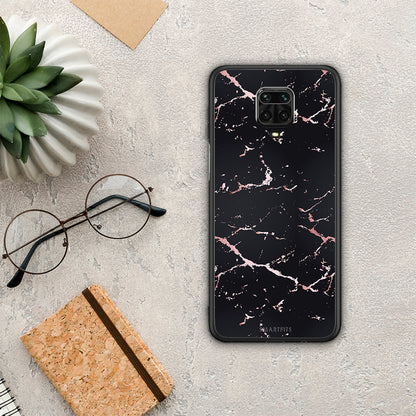 Marble Black Rosegold - Xiaomi Redmi Note 9S / 9 Pro / 9 Pro Max θήκη