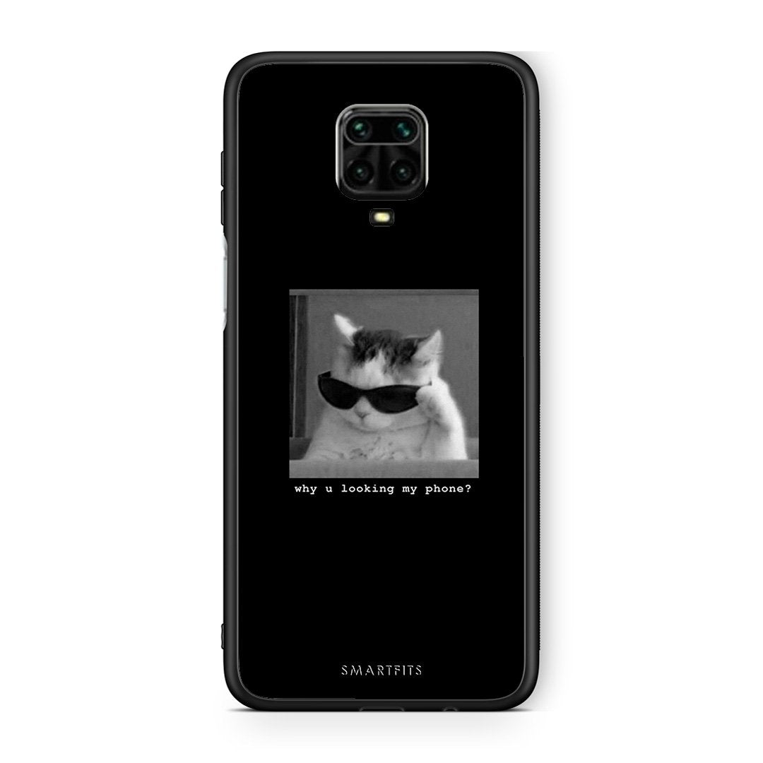 Xiaomi Redmi Note 9S / 9 Pro Meme Cat θήκη από τη Smartfits με σχέδιο στο πίσω μέρος και μαύρο περίβλημα | Smartphone case with colorful back and black bezels by Smartfits