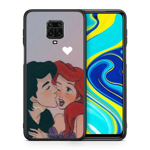 Θήκη Αγίου Βαλεντίνου Xiaomi Redmi Note 9S / 9 Pro Mermaid Love από τη Smartfits με σχέδιο στο πίσω μέρος και μαύρο περίβλημα | Xiaomi Redmi Note 9S / 9 Pro Mermaid Love case with colorful back and black bezels