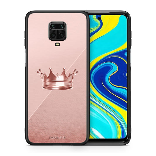 Θήκη Xiaomi Redmi Note 9S / 9 Pro Crown Minimal από τη Smartfits με σχέδιο στο πίσω μέρος και μαύρο περίβλημα | Xiaomi Redmi Note 9S / 9 Pro Crown Minimal case with colorful back and black bezels