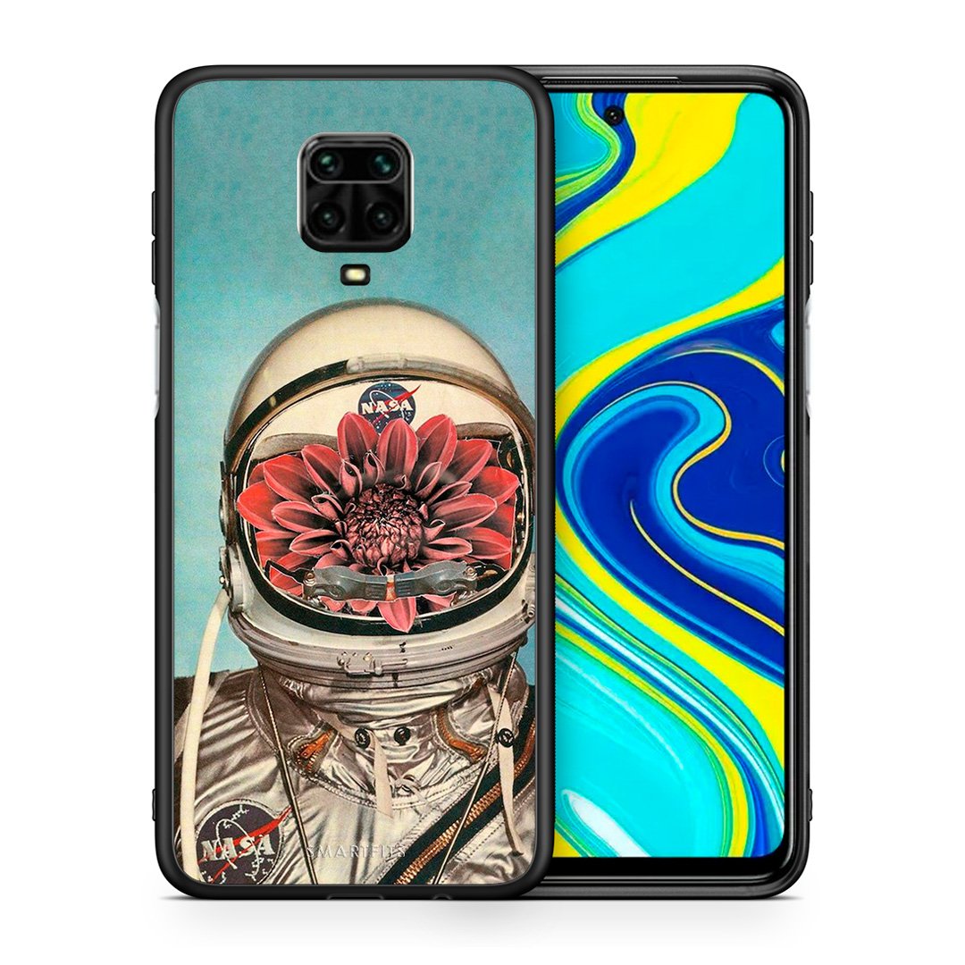 Θήκη Xiaomi Redmi Note 9S / 9 Pro Nasa Bloom από τη Smartfits με σχέδιο στο πίσω μέρος και μαύρο περίβλημα | Xiaomi Redmi Note 9S / 9 Pro Nasa Bloom case with colorful back and black bezels