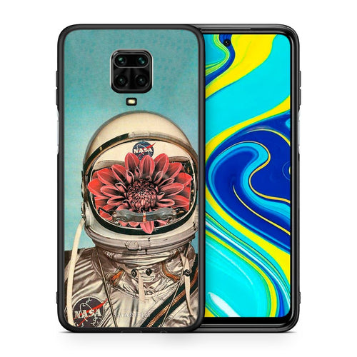 Θήκη Xiaomi Redmi Note 9S / 9 Pro Nasa Bloom από τη Smartfits με σχέδιο στο πίσω μέρος και μαύρο περίβλημα | Xiaomi Redmi Note 9S / 9 Pro Nasa Bloom case with colorful back and black bezels