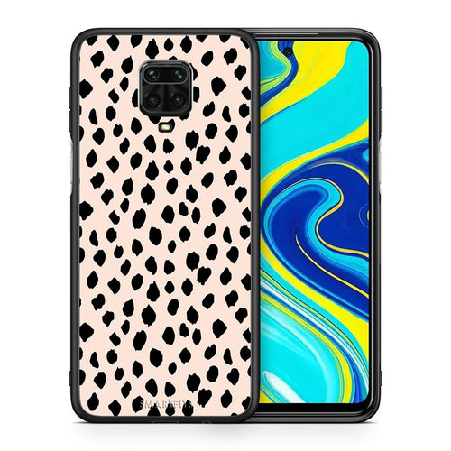Θήκη Xiaomi Redmi Note 9S / 9 Pro New Polka Dots από τη Smartfits με σχέδιο στο πίσω μέρος και μαύρο περίβλημα | Xiaomi Redmi Note 9S / 9 Pro New Polka Dots case with colorful back and black bezels