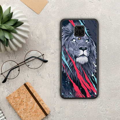 PopArt Lion Designer - Xiaomi Redmi Note 9S / 9 Pro / 9 Pro Max θήκη
