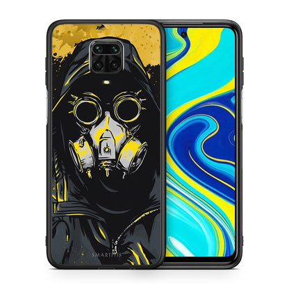 Θήκη Xiaomi Redmi Note 9S / 9 Pro Mask PopArt από τη Smartfits με σχέδιο στο πίσω μέρος και μαύρο περίβλημα | Xiaomi Redmi Note 9S / 9 Pro Mask PopArt case with colorful back and black bezels