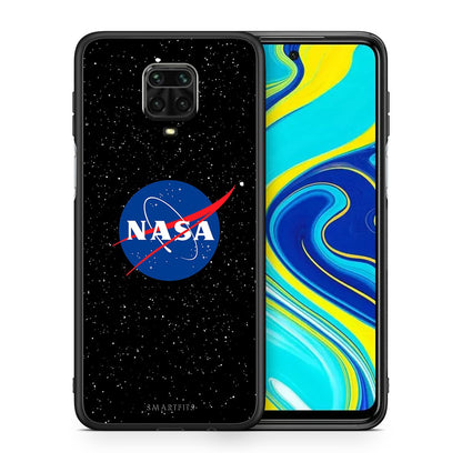 Θήκη Xiaomi Redmi Note 9S / 9 Pro NASA PopArt από τη Smartfits με σχέδιο στο πίσω μέρος και μαύρο περίβλημα | Xiaomi Redmi Note 9S / 9 Pro NASA PopArt case with colorful back and black bezels