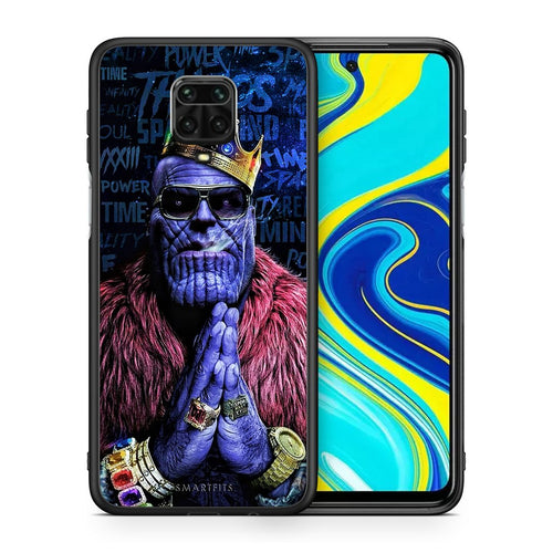 Θήκη Xiaomi Redmi Note 9S / 9 Pro Thanos PopArt από τη Smartfits με σχέδιο στο πίσω μέρος και μαύρο περίβλημα | Xiaomi Redmi Note 9S / 9 Pro Thanos PopArt case with colorful back and black bezels
