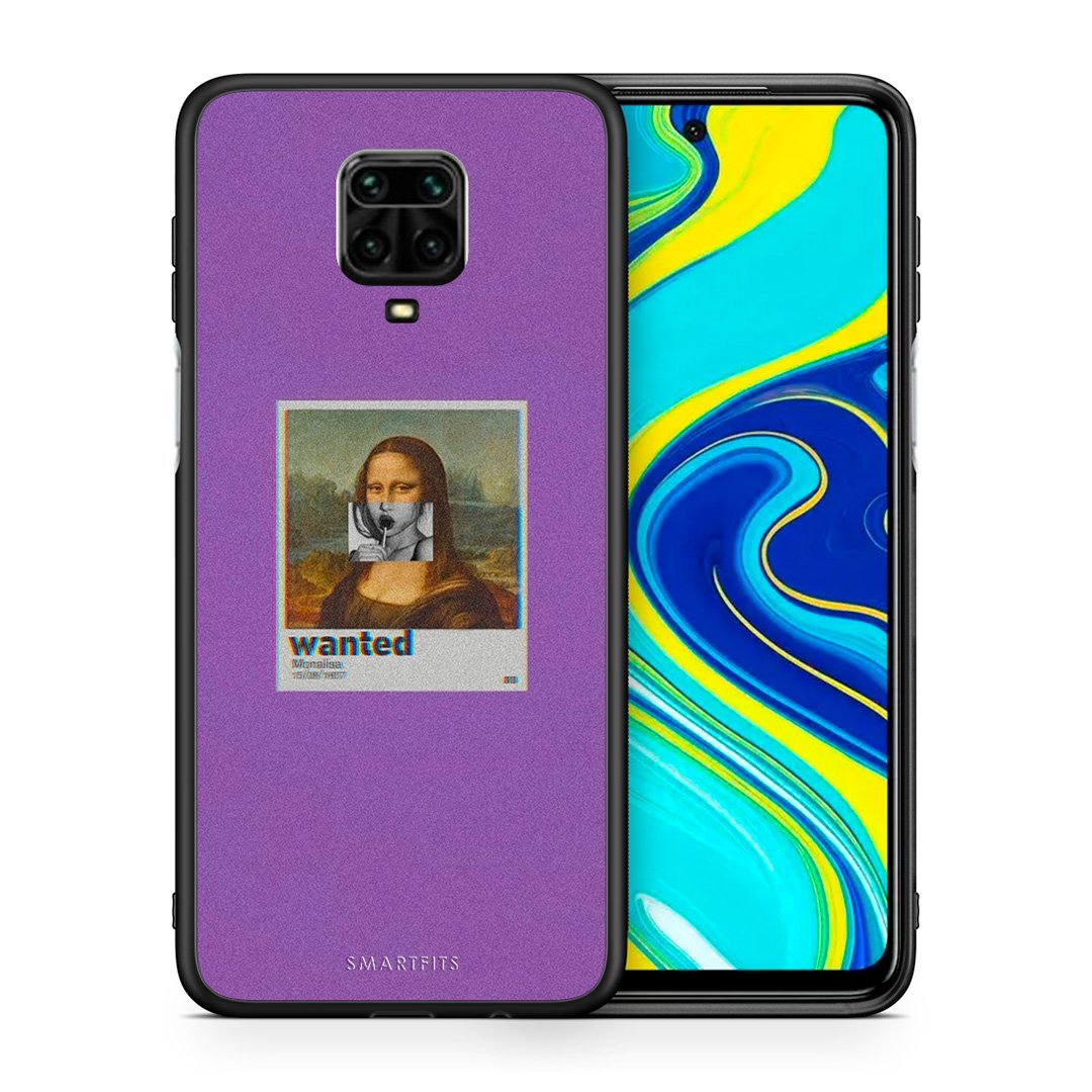 Θήκη Xiaomi Redmi Note 9S / 9 Pro Monalisa Popart από τη Smartfits με σχέδιο στο πίσω μέρος και μαύρο περίβλημα | Xiaomi Redmi Note 9S / 9 Pro Monalisa Popart case with colorful back and black bezels