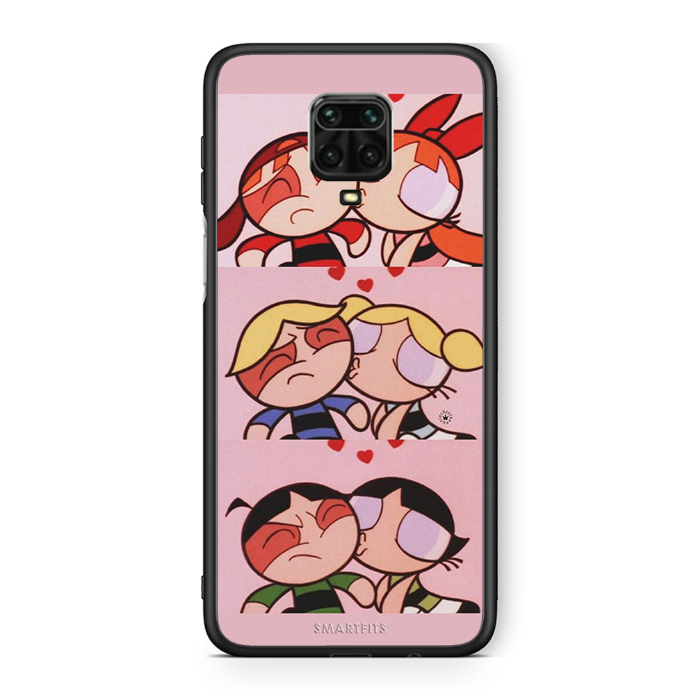 Xiaomi Redmi Note 9S / 9 Pro Puff Love Θήκη Αγίου Βαλεντίνου από τη Smartfits με σχέδιο στο πίσω μέρος και μαύρο περίβλημα | Smartphone case with colorful back and black bezels by Smartfits