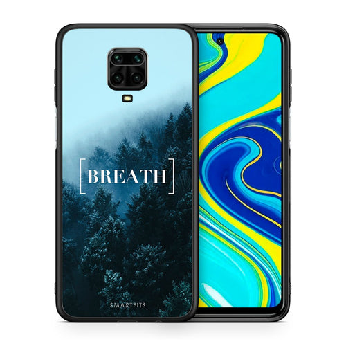 Θήκη Xiaomi Redmi Note 9S / 9 Pro Breath Quote από τη Smartfits με σχέδιο στο πίσω μέρος και μαύρο περίβλημα | Xiaomi Redmi Note 9S / 9 Pro Breath Quote case with colorful back and black bezels