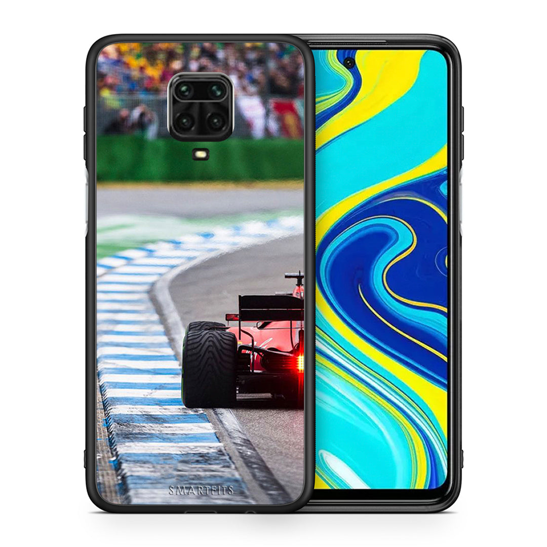 Θήκη Xiaomi Redmi Note 9S / 9 Pro Racing Vibes από τη Smartfits με σχέδιο στο πίσω μέρος και μαύρο περίβλημα | Xiaomi Redmi Note 9S / 9 Pro Racing Vibes case with colorful back and black bezels