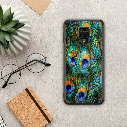 Real Peacock Feathers - Xiaomi Redmi Note 9S / 9 Pro / 9 Pro Max θήκη