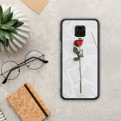 Red Rose - Xiaomi Redmi Note 9S / 9 Pro / 9 Pro Max θήκη