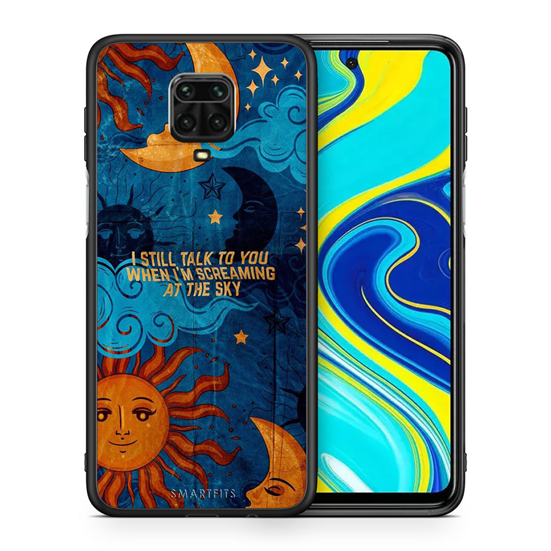 Θήκη Xiaomi Redmi Note 9S / 9 Pro Screaming Sky από τη Smartfits με σχέδιο στο πίσω μέρος και μαύρο περίβλημα | Xiaomi Redmi Note 9S / 9 Pro Screaming Sky case with colorful back and black bezels