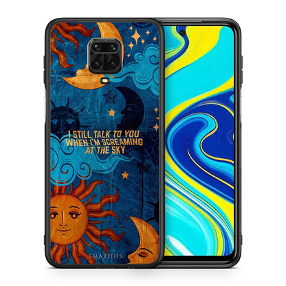 Θήκη Xiaomi Redmi Note 9S / 9 Pro Screaming Sky από τη Smartfits με σχέδιο στο πίσω μέρος και μαύρο περίβλημα | Xiaomi Redmi Note 9S / 9 Pro Screaming Sky case with colorful back and black bezels