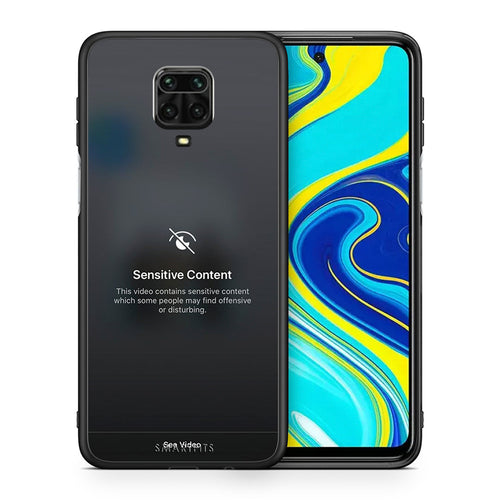 Θήκη Xiaomi Redmi Note 9S / 9 Pro Sensitive Content από τη Smartfits με σχέδιο στο πίσω μέρος και μαύρο περίβλημα | Xiaomi Redmi Note 9S / 9 Pro Sensitive Content case with colorful back and black bezels