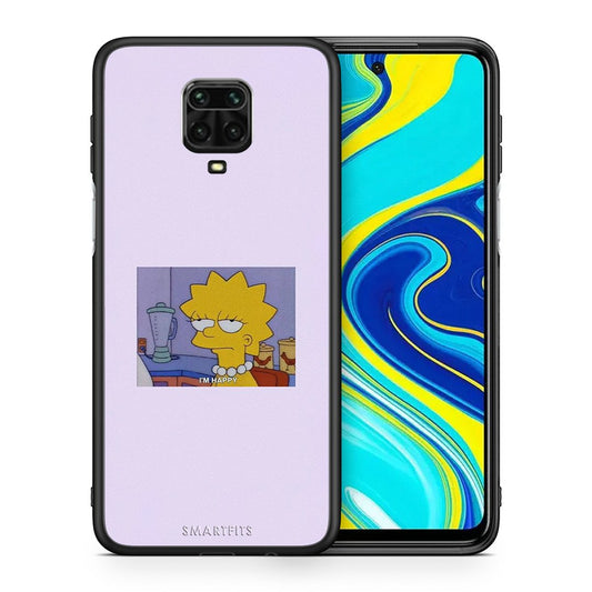 Θήκη Xiaomi Redmi Note 9S / 9 Pro So Happy από τη Smartfits με σχέδιο στο πίσω μέρος και μαύρο περίβλημα | Xiaomi Redmi Note 9S / 9 Pro So Happy case with colorful back and black bezels