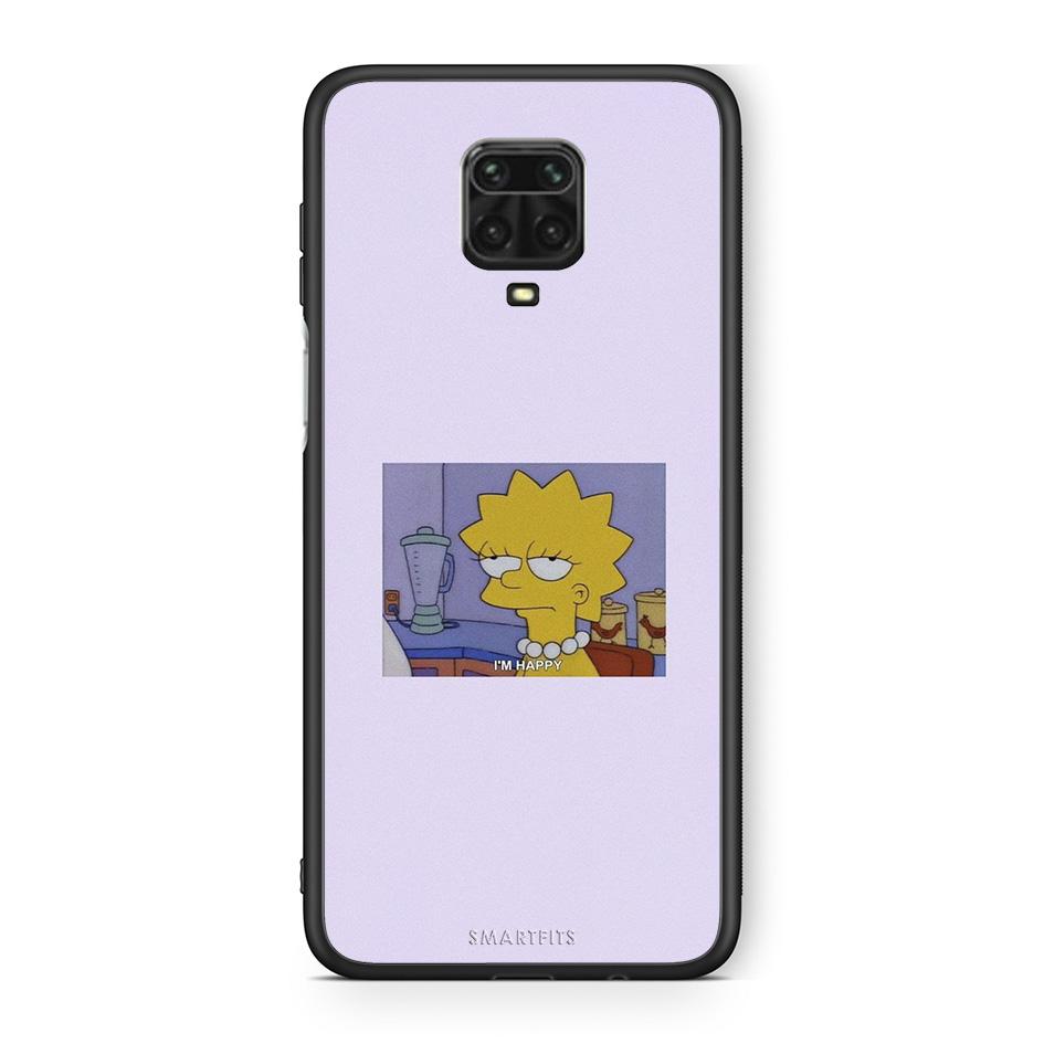 Xiaomi Redmi Note 9S / 9 Pro So Happy θήκη από τη Smartfits με σχέδιο στο πίσω μέρος και μαύρο περίβλημα | Smartphone case with colorful back and black bezels by Smartfits
